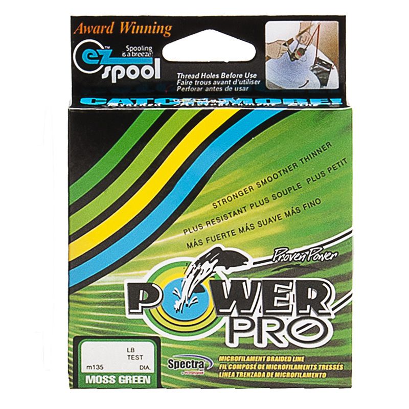 Шнур для спиннингов Power Pro 0,16 135 м тест 11.2 кг тёмно зелёный 2